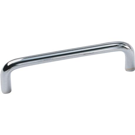 Laurey Polished Chrome Contemporary Cabinet Pull, 4 in.