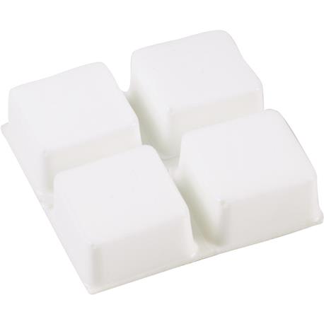 Do it Best 3/4 In. Square White Self-Adhesive Bumpers, 12-Count