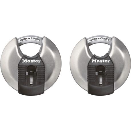 Master Lock 2-3/4 In. Wide Disc Magnum Keyed Padlock