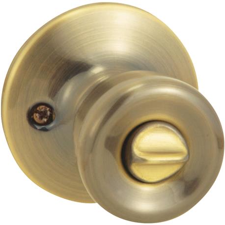 Steel Pro Antique Brass Tulip Bed & Bath Knob