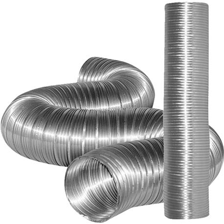 Dundas Jafine Aluminum Semi-Rigid Dryer Duct, 4 in. x 8 ft.