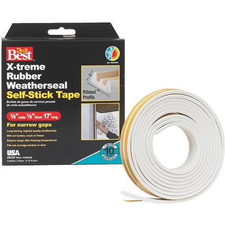 Do it Best White Narrow Weatherseal Tape, 3/8 in. x 17 ft.