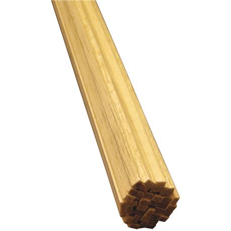 Midwest Balsa Board, 1/8 In. x 1/8 In. x 3 Ft.