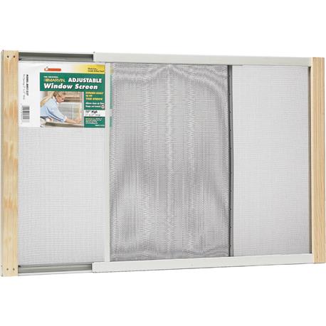 Frost King Adjustable Metal Rail Window Screen, 15 in.