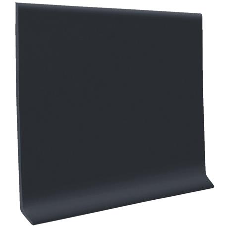 Roppe Black Self-Stick Vinyl Wall Cove Base, 4 in. x 4 ft.