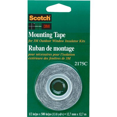 3M Outside Window Film Mounting Tape, 1/2 in. x 500 in.