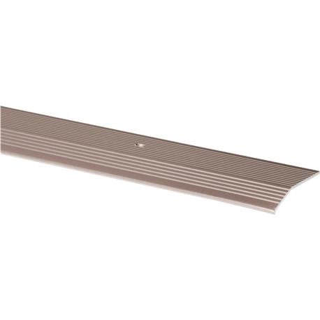 M-D Pewter Fluted Carpet Extra Wide Trim Bar, 2 in. x 6 ft.