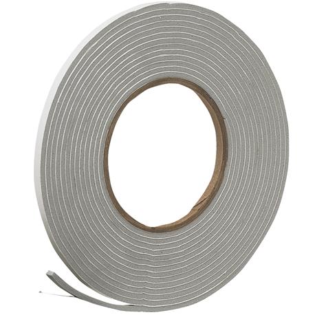 Do it Best Gray Foam Weatherstrip Tape, 1/4 In. W x 1/8 In. x 17 Ft. L