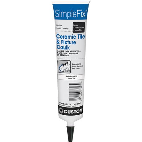 SimpleFix Ceramic Tile & Fixture Caulk