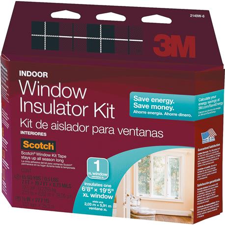 3M Indoor Oversized Window Insulation Kit, 84 in. x 237 in.