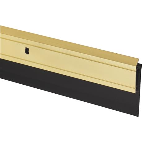 M-D Gold Heavy-Duty Aluminum and Vinyl Door Sweep, 2 In. W x 36 In L