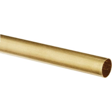 K&S Brass Round Tube Stock, 7/32 In. O.D. x 1 Ft.