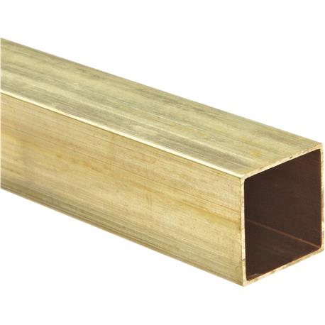 K&S Brass Square Tube, 3/16 In. x 12 In.