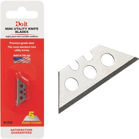 Do it Best 1 In. Mini Utility Knife Blades, 5 Pk