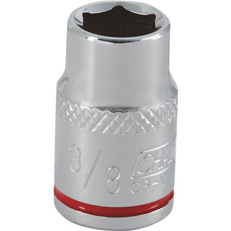 Channellock 3/8 in. Drive 3/8 in. 6-Point Shallow Standard Socket