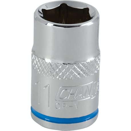 Channellock 3/8 in. Drive 11mm 6-Point Shallow Metric Socket