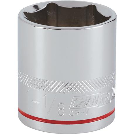 Channellock 1/2 in. Drive 1-1/8 in. 6-Point Shallow Standard Socket