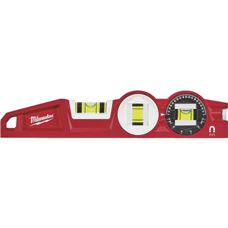 Milwaukee 10" Die Cast Torpedo Level w/ 360° Locking Vial