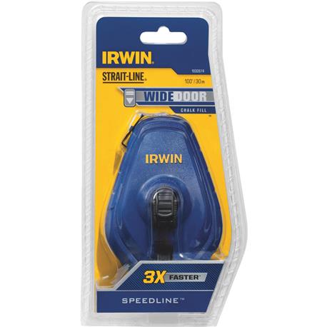 Irwin Strait-Line Speed-Line Chalk Line Reel, 100 ft.