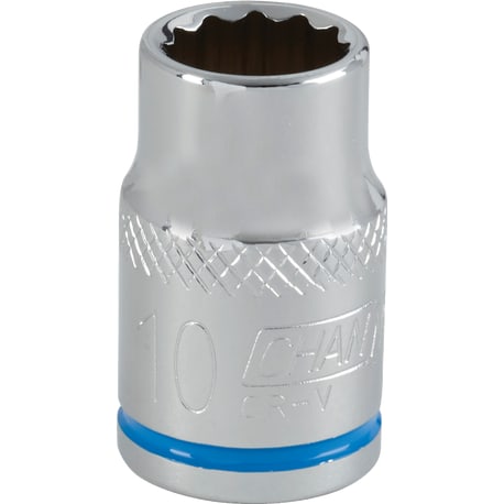 Channellock 3/8 in. Drive 10mm 12-Point Shallow Metric Socket