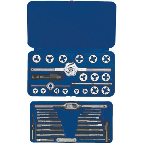 Century Drill & Tool Tap and Die Fractional Set, 40-Piece