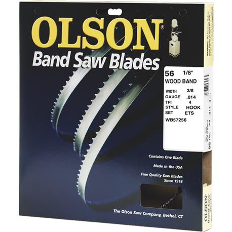Olson Wood Cutting Band Saw Blade, 56-1/8 in. x 3/8 in. x 4 TPI