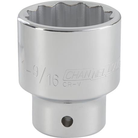 Channellock 3/4 in. Drive 1-9/16 in. 12-Point Shallow Standard Socket