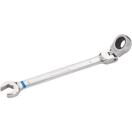 Channellock 9mm 12-Point Metric Ratcheting Flex-Head Wrench