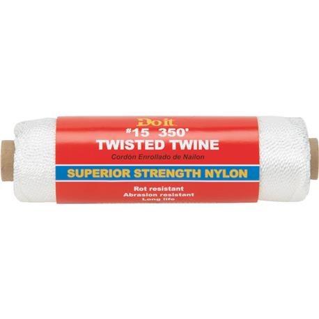 Do it Best #15 White Nylon Twisted Twine, 350 ft.