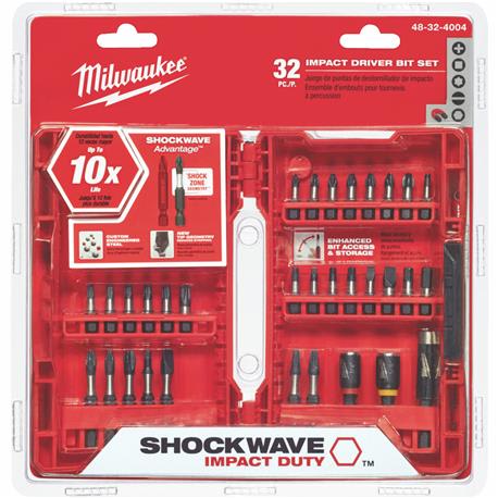 Milwaukee SHOCKWAVE™ Impact Duty™ 32-PC Driver Bit Set