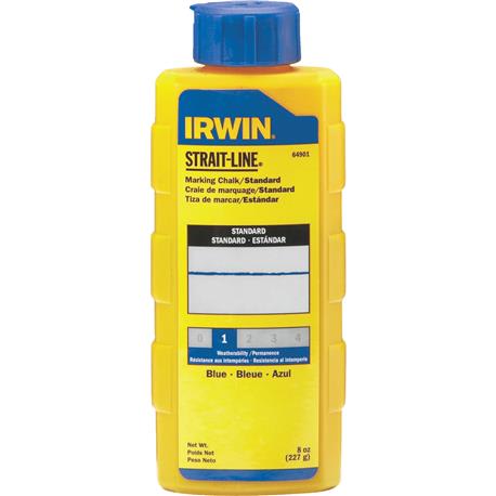 Irwin Strait-Line Blue Standard Chalk Line Chalk, 8 oz.