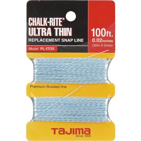 Tajima Chalk-Rite Ultra Thin Snap Line, 100 Ft