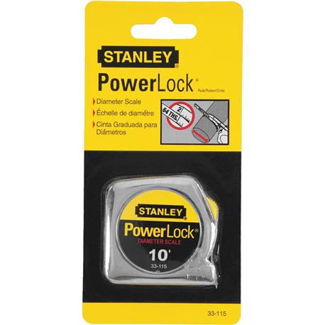 Stanley Powerlock 10 ft. Pocket Tape Measure with Diameter Scale