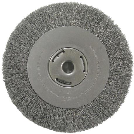 Vortec 8 In. Crimped Bench Grinder Wire Wheel