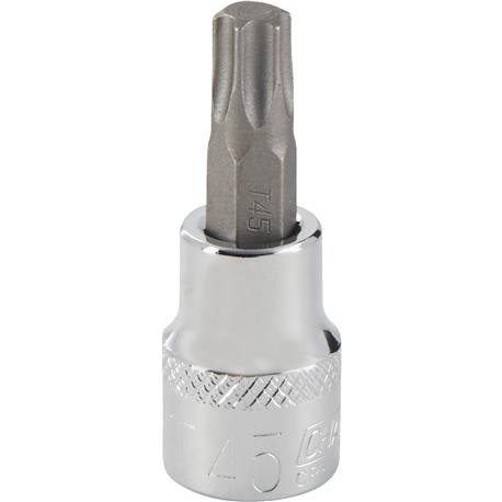 Channellock 3/8 in. Drive T45 6-Point Torx Bit Socket