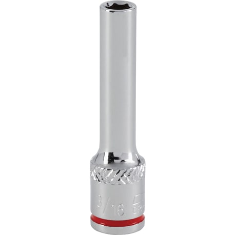 Channellock 1/4 in. Drive 3/16 in. 6-Point Deep Standard Socket