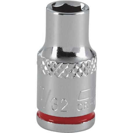 Channellock 1/4 in. Drive 7/32 in. 6-Point Shallow Standard Socket