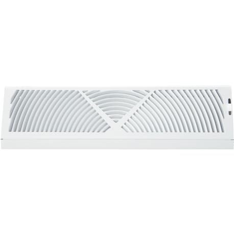 Accord Ventilation 15-In. Baseboard Diffuser, White