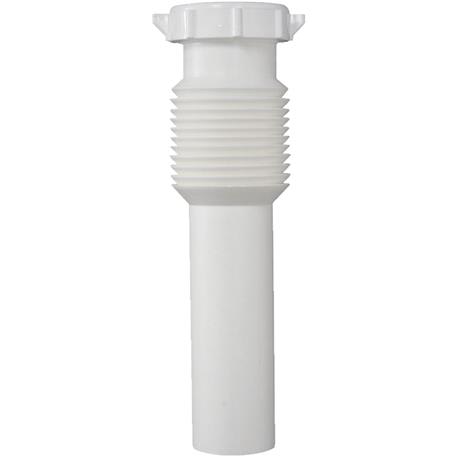 Do it Best White Plastic Extension Tube, 1-1/2 In. x 12 In.