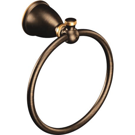 Moen Caldwell Mediterranean Bronze Towel Ring