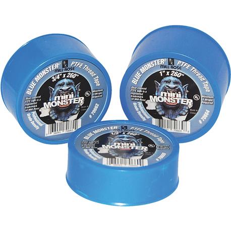 Blue Monster PTFE Thread Seal Tape, 1/2 In. x 520 In.