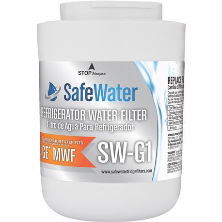 SafeWater SW-G1 GE Refrigerator Replacement Water Filter