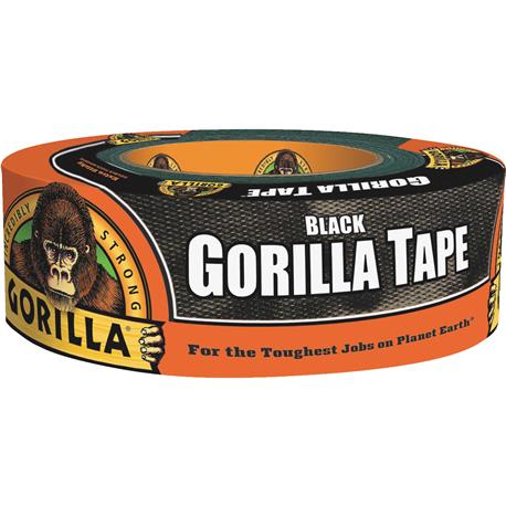 Gorilla To Go Black Heavy-Duty Duct Tape, 1.88 in. x 35 yd.