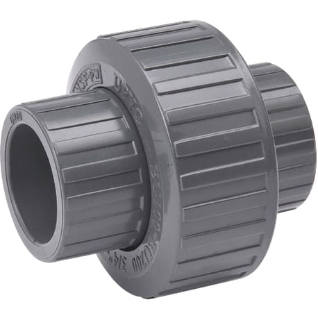 B&K 1-1/4 In. PVC Gray Threaded Union