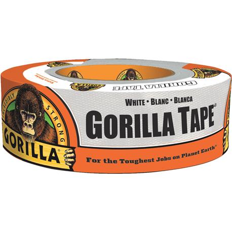 Gorilla To Go White Heavy-Duty Duct Tape, 1.88 in. x 10 yd.