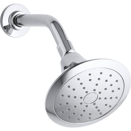 Kohler Forte 1 Spray Fixed Showerhead, Polished Chrome