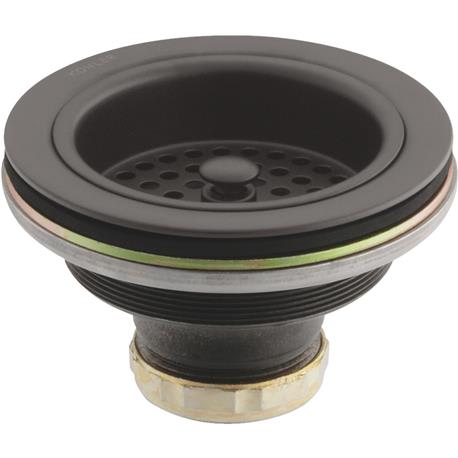 Kohler Duostrainer Sink Drain and Strainer, Oil Rubbed Bronze