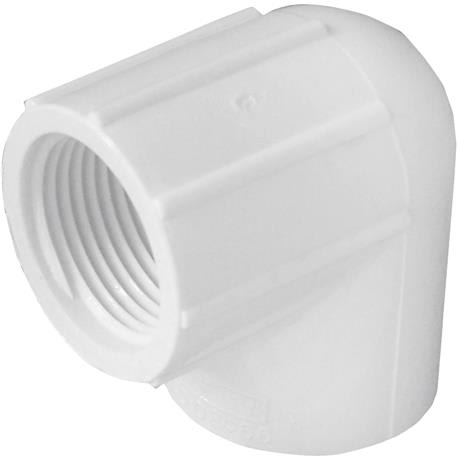 Charlotte Pipe Schedule 40 90 Deg. PVC DWV Street Elbow, 3/4 In. Slip x 3/4 In. Female