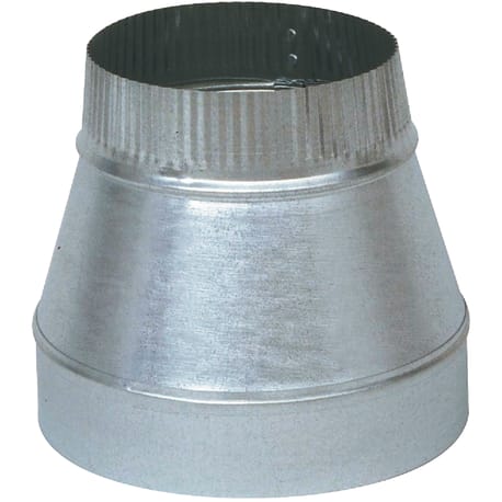 Imperial 24 Ga. Galvanized Reducer, 7 In. x 6 In.