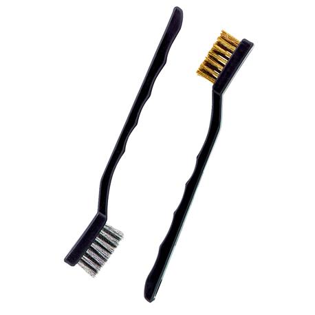 Do it Best Brass & Stainless Steel Bristle Utility Brushes, 2 Pack